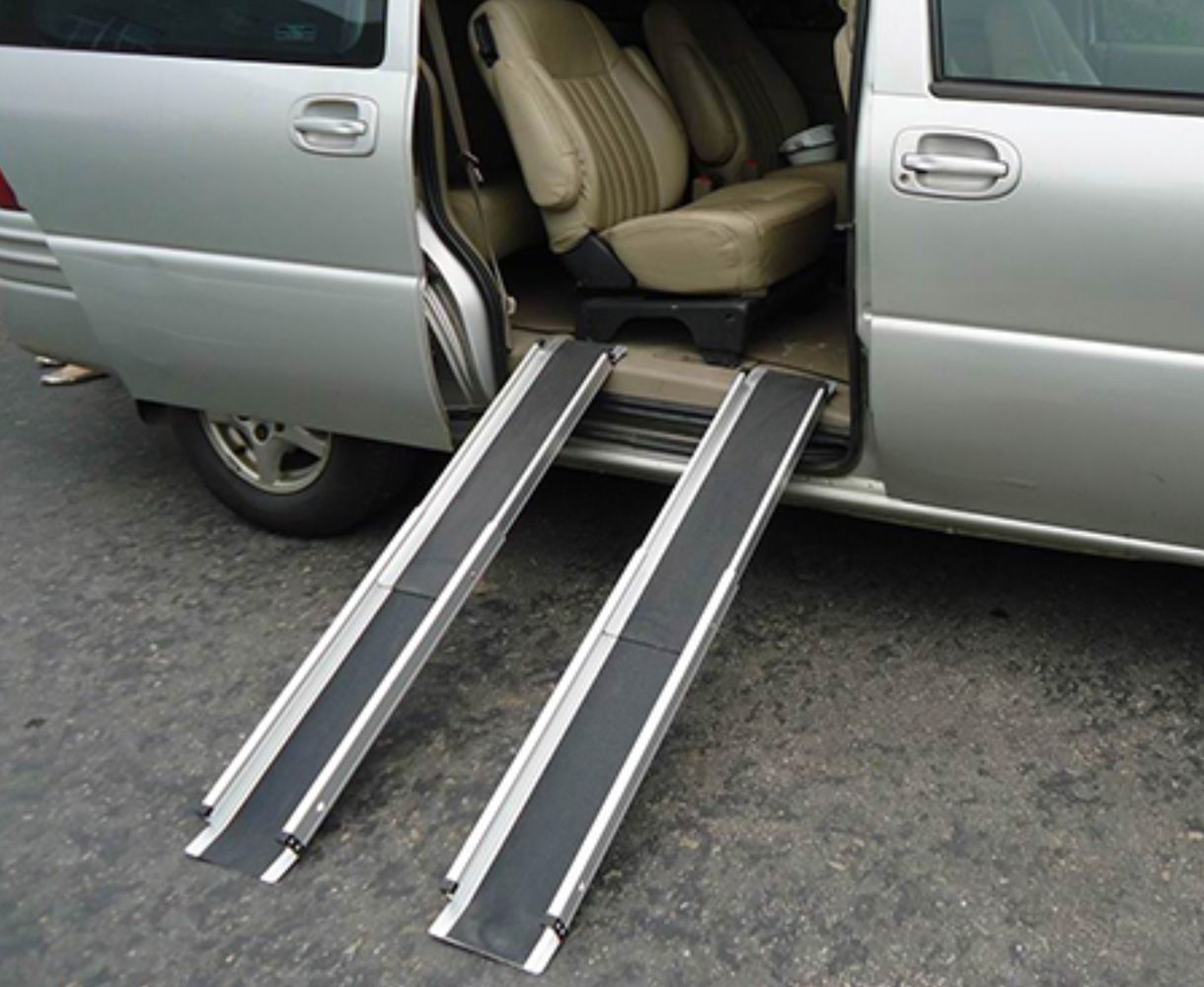 Auto Rollstuhlrampe für Elektrorollstühle - 150cm